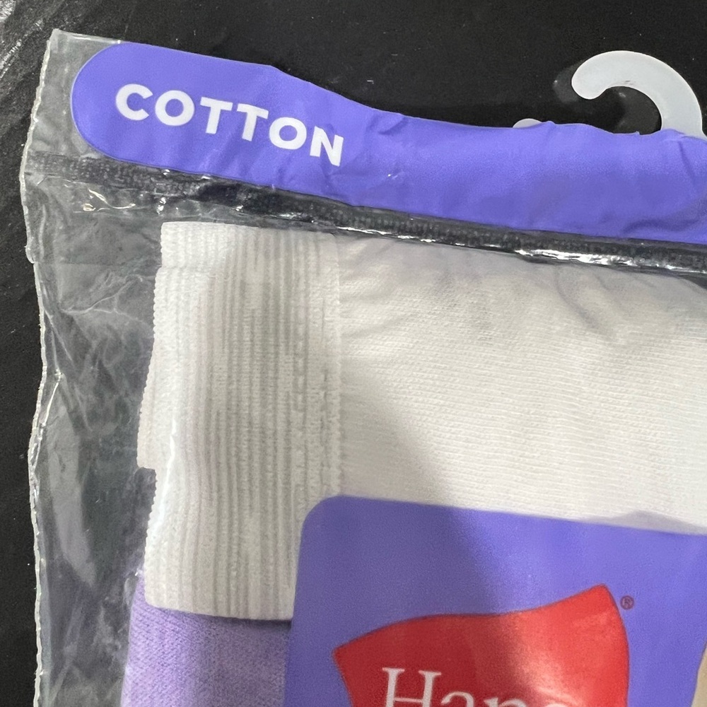 Women’s cotton Hanes hipsters‎ panties underwear Sz 6 pack of 6 new NIP - Picture 5 of 7